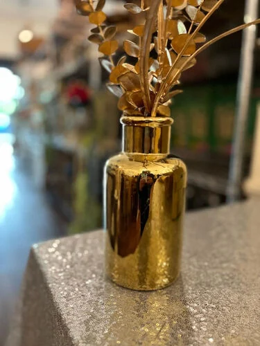 Ceramic Vase Gold