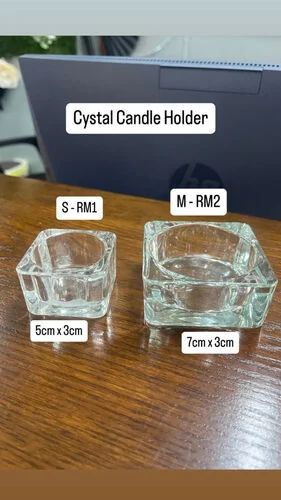 Crystal Candle Holder - S