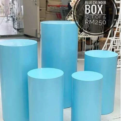 (CYB) Blue Cylinder Box - S
