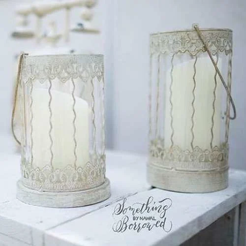 (CYB) Candle Holder Rustic - S