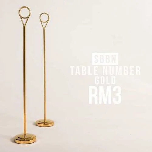 (CYB) Table Number Ring Gold