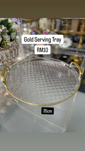 Gold Serving Tray