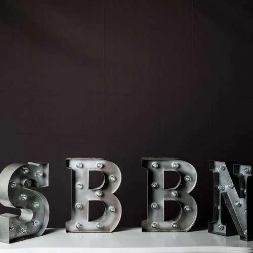 Marquee Alphabet SILVER - K