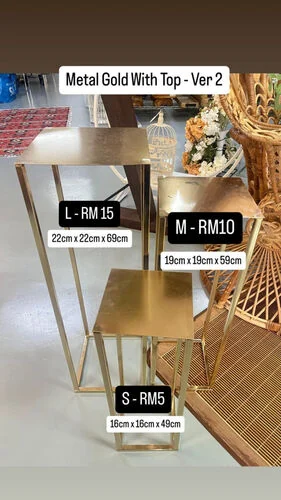 Metal Gold With Top - Ver. 2 - L