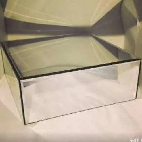 Mirror Box Hantaran - Black Glass