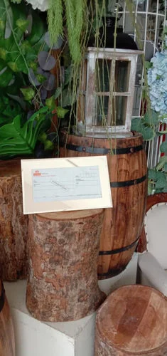 Mirror Cheque Frame