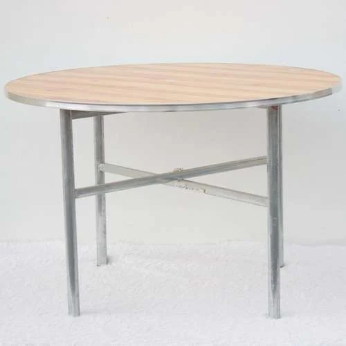 Round Table 4ft with table cloth (suitable for 6-8 pax)