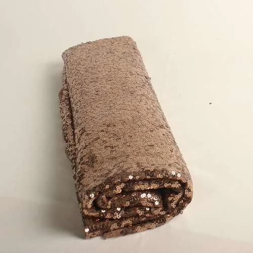 Sequin Light Brown - 2 Mtr