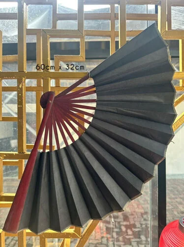 (SM) Kipas Tangan Lipat - black