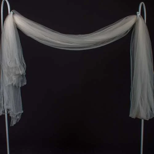 (SM) Lace Netting Grey - 3mtr