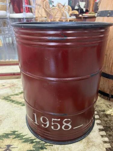 (SM) Metal Drum Barrel 1958