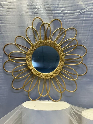 (SM) Rattan Mirror Flower Braid