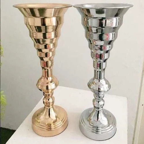 ™ Geometric Vase Silver  - M
