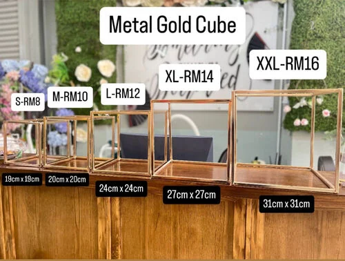 ™ Metal Gold Cube - XXL
