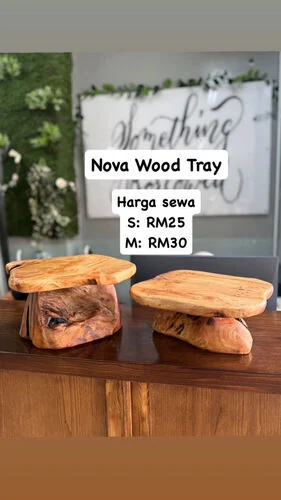 ™ Nova Wood Tray - M - 28X25X17