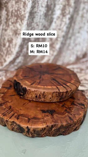 ™ Ridge Wood Slice - M - 25x23x4