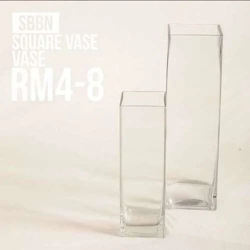 ™ Square Vase - M (10.4cm width x 30.5cm height)