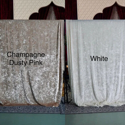 Velvet Backdrop - Dusty Pink (Champagne)