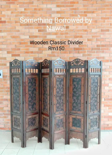 ◘ Wooden Classic Divider 5 panel ◘